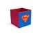 DC Comics Superman Logo Storage Bin Cube Organizer | 11 Inches